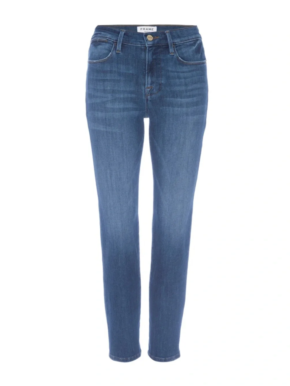 FRAME LE HIGH STRAIGHT BESTIA DESIGNER DENIM JEANS SZ 27 - Picture 4 of 8